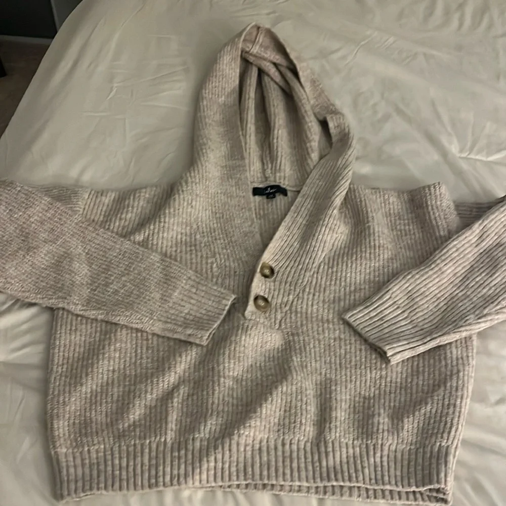 Lulu's Beige Hoodie Size XS - Picture 2 of 4